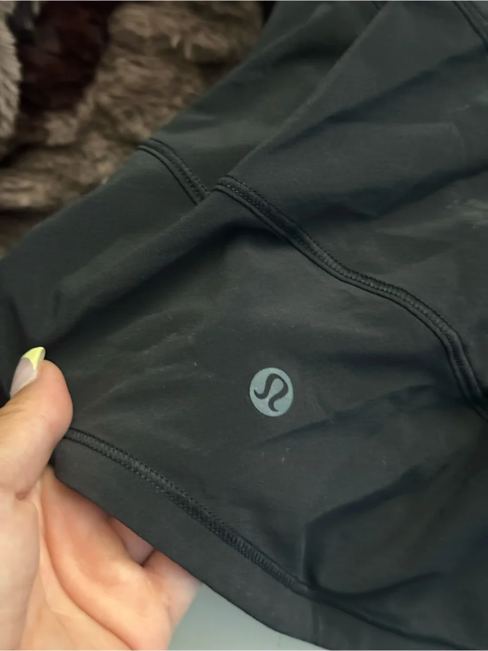 lululemon athletica Black Athletic Shorts Skort